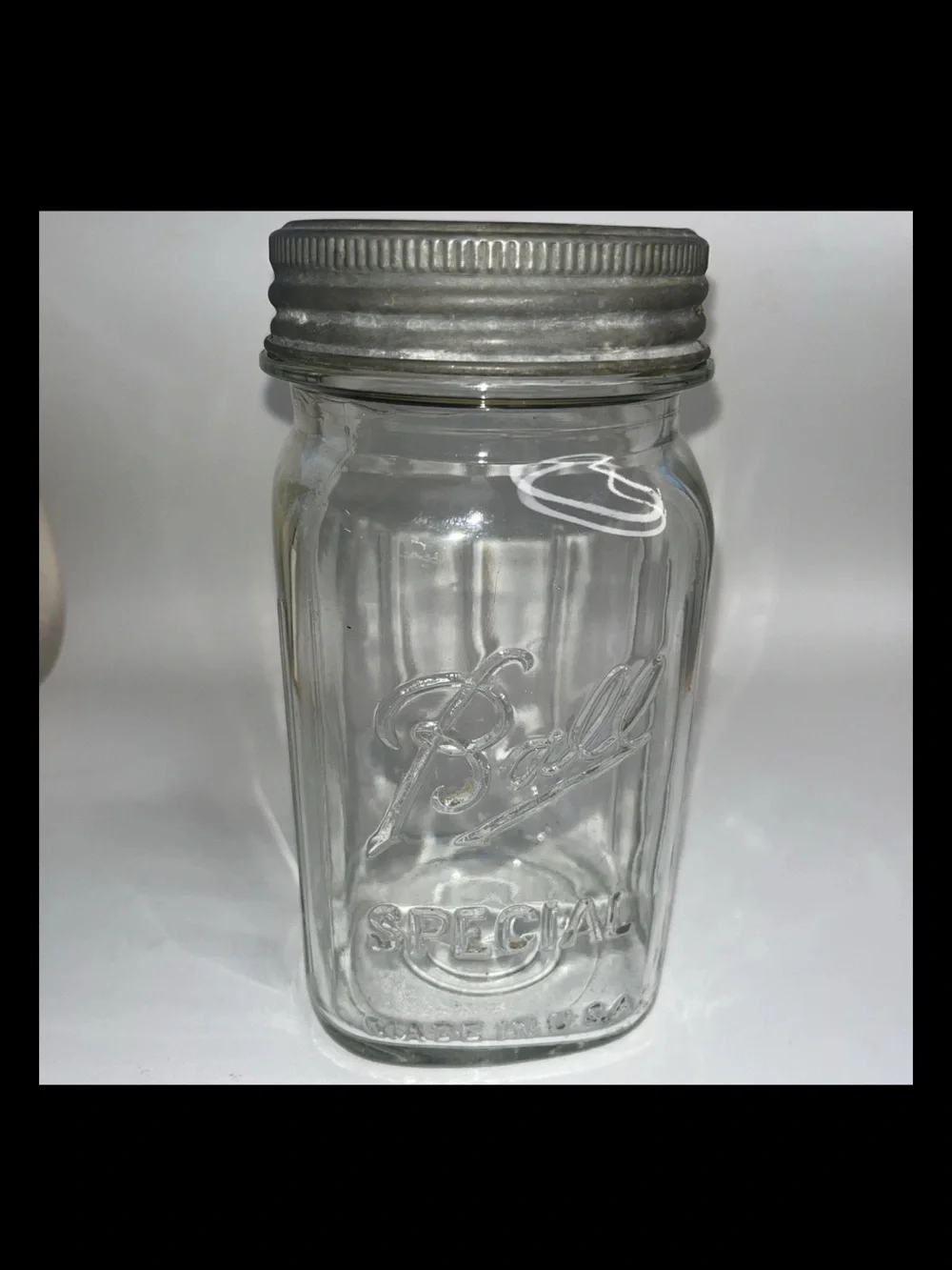 Vtg Ball Special Jar with Metal Lid - Ball Special